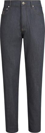 Brunello Cucinelli Comfort denim trousers in Medium Grey at Nordstrom, Size 50 It