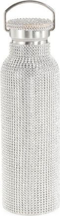 Collina Strada Crystal Embellished Insulated Water Bottle in Clear/dark Silver at Nordstrom