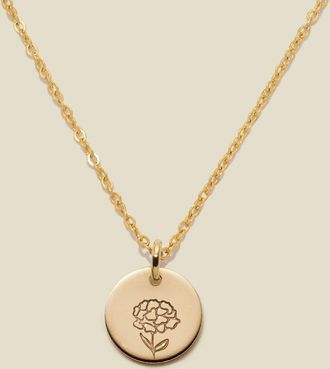 Made by Mary January Birth Flower Necklace