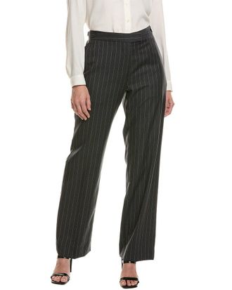 Officine G&eacute;n&eacute;rale Ilenia Pinstripe Wool Pant