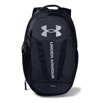 Under Armour Hustle 5.0 Backpack Black Silver 1361176-001