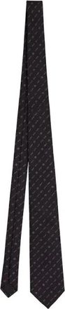 Givenchy Zijden das - Heren - Stropdassen - Zwart - ONE Size - Accessoires