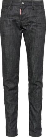 Dsquared2 Black Slim Mid Rise Jeans