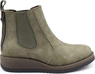 Blowfish Blowfish Malbu Womens Calo Wedge Chelsea Boot, Moss Green, UK 8