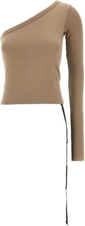 Rick Owens Ziggy Asymmetric-neckline T-shirt
