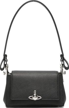 Vivienne Westwood Hazel Kleine Handtas - Dames - Tassen - Zwart - Maat: ONE Size Leer