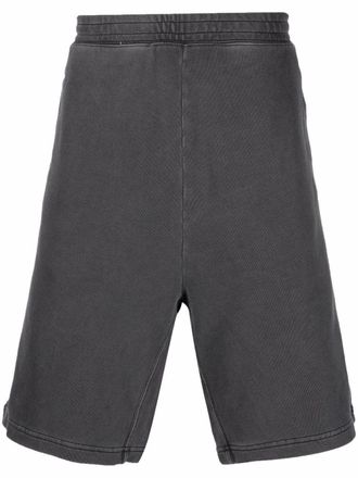 Carhartt Work in Progress rear logo-patch shorts - unisex - Cotton - S - Grey