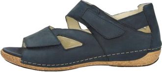 Waldl&auml;ufer Heliett Sandal - Dames - Sandalen - Blauw - 41 1/2 EU - Leer - Schoenen