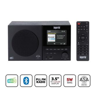 Imperial Radio Dab+/fm Con Bluetooth, Usb Y Despertador