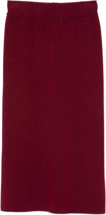 Daniele Fiesoli Gonna midi a matita - Rosso