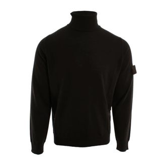 Stone Island Ghost Turtleneck - Heren - Coltruien - Bruin - S - Wol - Truien & Vesten
