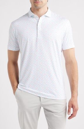 Johnnie-O Pin Up Featherweight Performance Polo in White at Nordstrom, Size Xx-Large