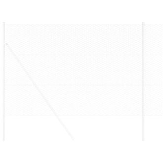 Berkfield Home Hexagon Fence 1.6x100 m Galvanised Steel in Silver