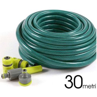 Trade Shop Trade Shop - Tubo Da Giardino 30 Mt In Pvc Irrigazione E Giardinaggio Con Connettori