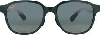 Maui Jim 55mm Gradient Polarized Square Sunglasses in Green Green Grey at Nordstrom Rack