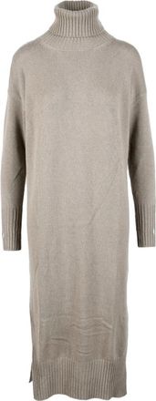 Snobby Sheep Dames, Jurken, Bruin, Maat: 2XS Wol