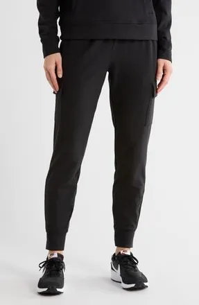 Yogalicious PolarLux Cascade Tapered Joggers in Black at Nordstrom Rack, Size X-Small