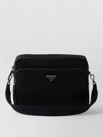 Prada logo messenger bag nylon recycled polyamide