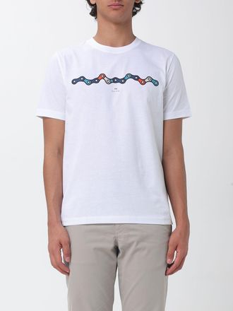 Paul Smith Graphic Print Organic Cotton Crew-Neck T-Shirt