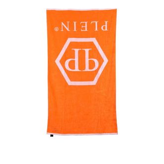 Philipp Plein Home, Heren, Oranje, ONE Size, Katoen, Katoenen accessoire