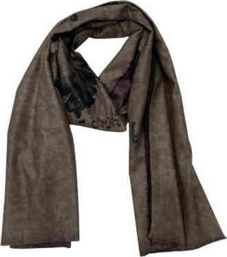 Alviero Martini 1A Classe Stola Geo Color Double - Dames - Sjaals - Bruin - ONE Size - Accessoires