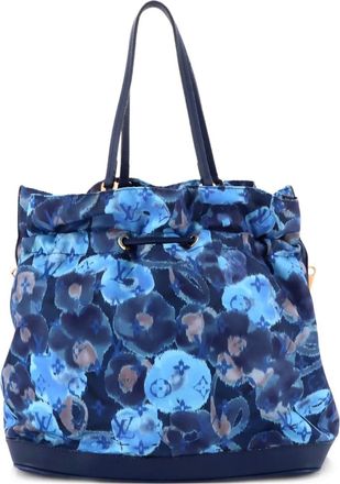Louis Vuitton Noefull Handbag Ikat Nylon MM bucket bag - Blauw