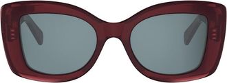 Celine Cl40324u Celine 3 Dots 66v Bordeaux Sunglasses
