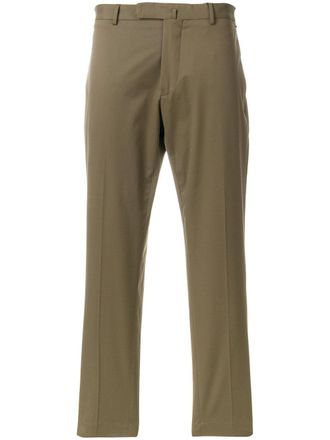 Dell'Oglio cropped chinos - Green