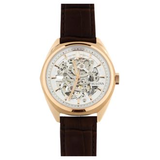 Bulova Surveyor - Dames - Horloges - Bruin - ONE Size - Leer - Accessoires