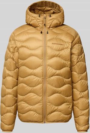 Peak Performance Daunenjacke mit Kapuze in Sand, Größe XXL