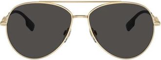 Burberry Zonnebrillen - Dames - Zonnebrillen - Geel - 58 MM - Accessoires