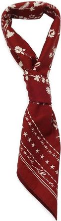 AllSaints Fleur De Lis Bandana in Raspberry at Nordstrom