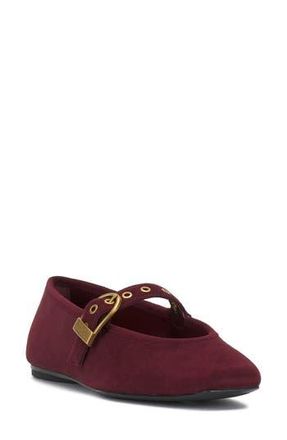 Vince Camuto Vinica Square Toe Mary Jane Flat in Petit Sirah at Nordstrom Rack, Size 5.5