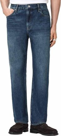 AllSaints Reid Straight Leg Jeans in Indigo Blue at Nordstrom, Size 38 X 32