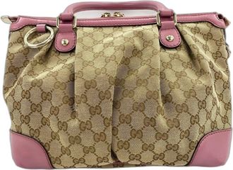 Gucci Sukey Pink Tote Bag (Pre-Owned)
