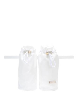Ferragamo Womens Double-Bottle Belt Bag In White