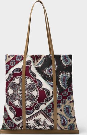 Simons Womens Paisley fluid tote bag