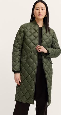 Bugatti Damen Parka met ruitvormig stiksel en collegekraag