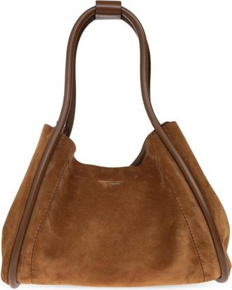 Max Mara Bolso Tote de Ante Marine - Bags - Mujer - Marr&oacute;n - ONE SIZE
