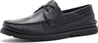 Sperry Top-Sider Ao 2-Eye Ripple Mens Dress Flat Shoes Other Black : 11.5 M (D), Leather