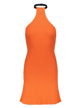 Courr&egrave;ges Abito con scollo allamericana - Arancione