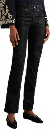 Isabel Marant Kelsie Faux Leather Skinny Pant In Black