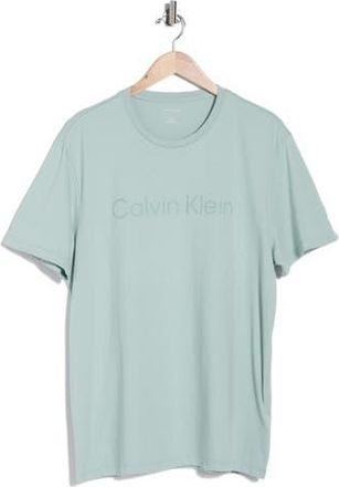 Calvin Klein Standard Logo Cotton Crewneck T-Shirt in Blue Green Surf at Nordstrom Rack, Size Xx-Large