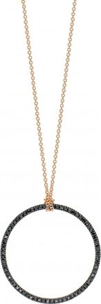 Ginette NY Circles Necklace in Black Diamonds at Nordstrom, Size Medium