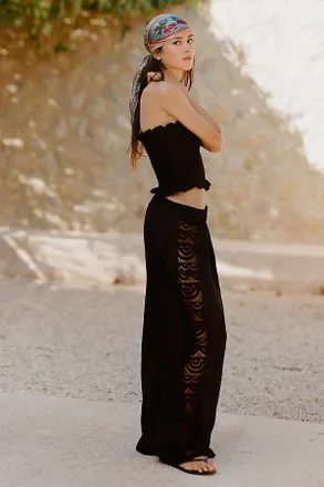 PQ Swim Jace Lace Wide-Leg Pants