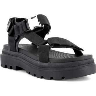 Palladium Pallacruise Platform Sandal in Black/Black at Nordstrom, Size 6.5
