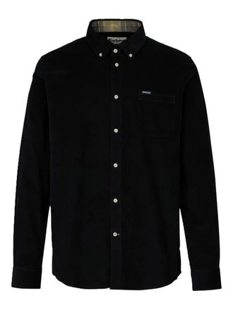 Barbour corduroy shirt - men - Cotton - S - Black