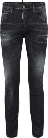 Dsquared2 Pantal&oacute;n vaquero Skater desgastado - Heren - Slim Fit Jeans - Zwart - XL - Jeans