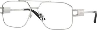 Versace Demo Pilot Mens Eyeglasses VE1302 1000 59