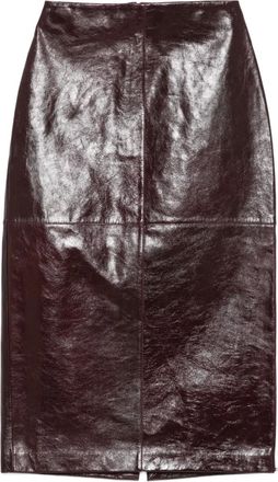 Sportmax Gonna Afa con inserti - Rosso